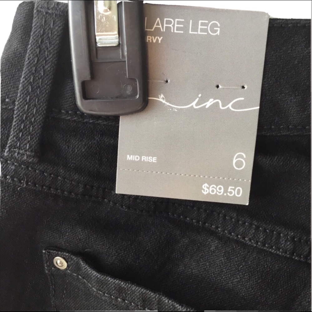 INC Mid Rise Flare Leg Curvy - Picture 5 of 6